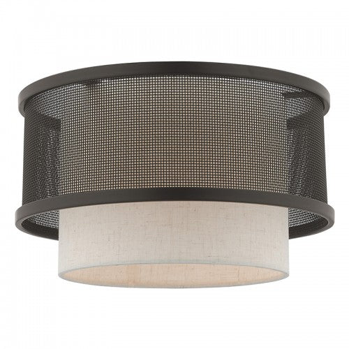 Braddock 1 Light Bronze Ceiling Mount, Lighting, Laura of Pembroke