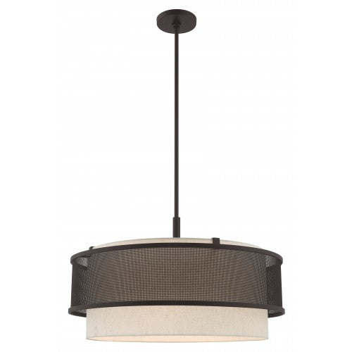 Braddock 5 Light Bronze Pendant Chandelier, Lighting, Laura of Pembroke