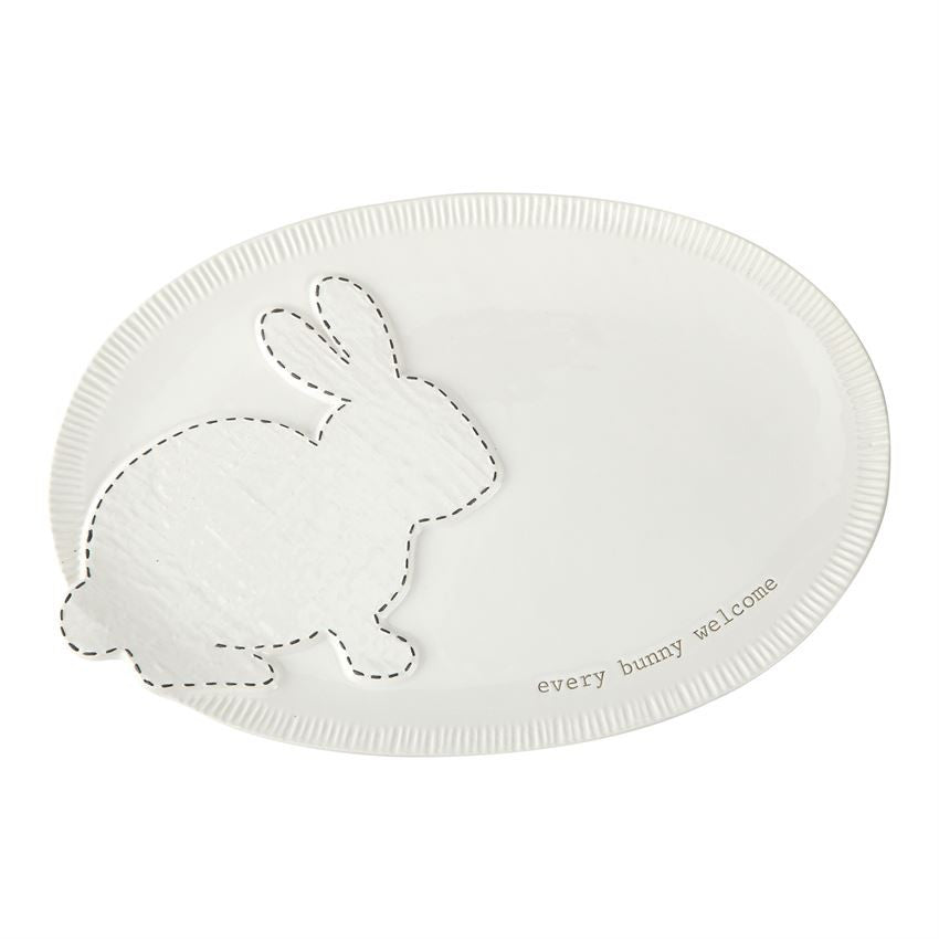 Bunny Platter, Gifts, Mud Pie, Laura of Pembroke