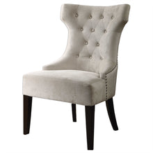 Button Tufted Wing Chair, Home Furnishings, Laura of Pembroke