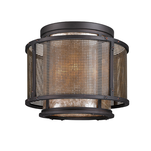 Copper Mountain Bronze Mesh Ceiling Mount, Lighting, Laura of Pembroke