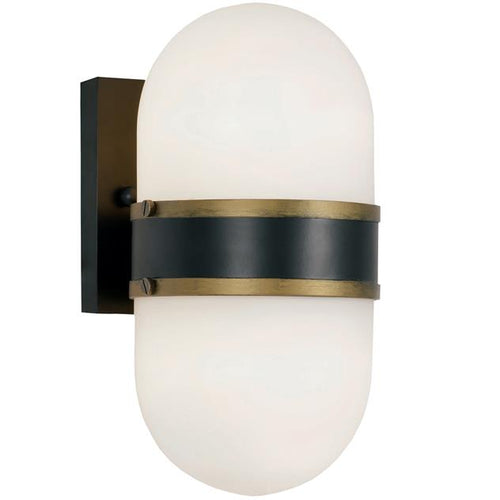 CAPSULE OUTDOOR 2 LIGHT WALL MOUNT