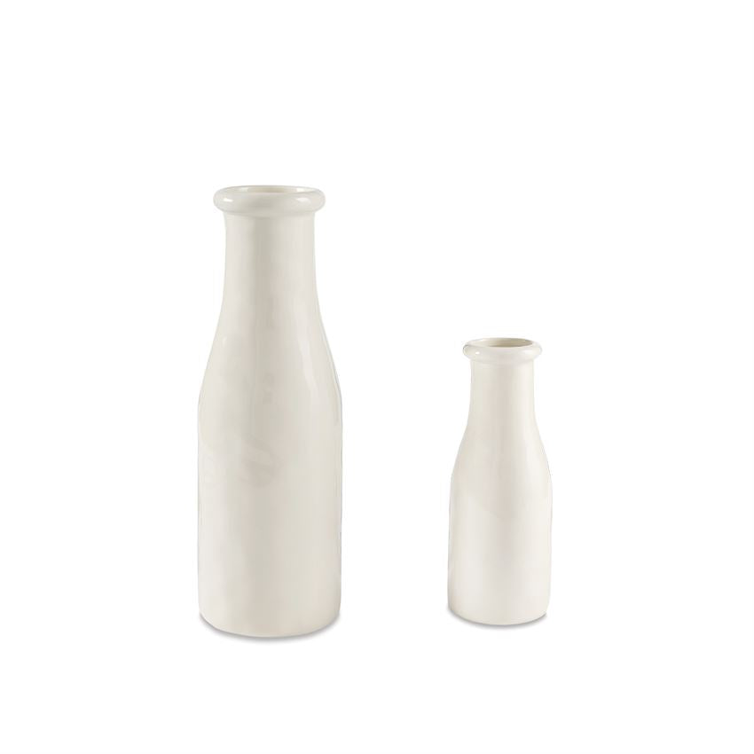 Small Ceramic Milk Bottle