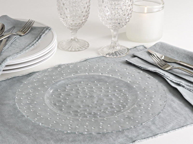 Hobnob Glass Plate/Charger, Gifts, Laura of Pembroke
