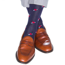 CLASSIC NAVY WITH RED HEART AND CREAM ARROW 