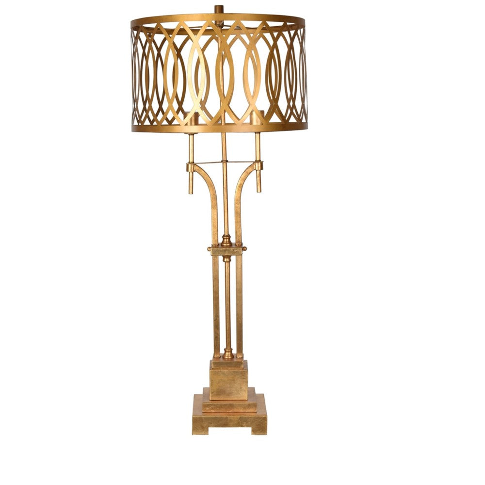 Gold Metal Scallop Table Lamp, Home Accessories, Laura of Pembroke