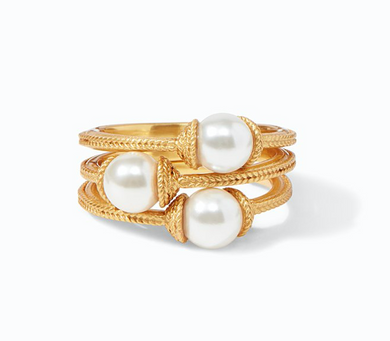 Calypso Pearl Stacking Ring