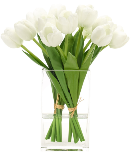 Tulips In Glass Vase, Home Accessories, Laura of Pembroke