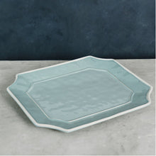 Large Charleston Blue Rectangular Platter