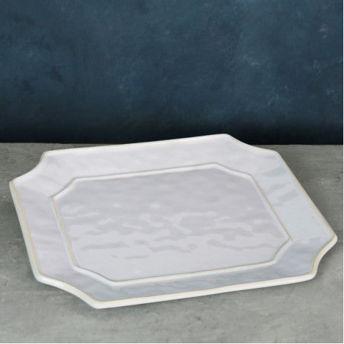 Large Charleston Blue Rectangular Platter