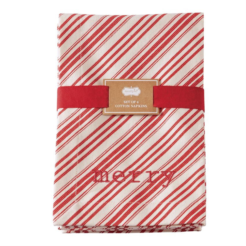 Christmas Napkin Set, Gifts, Mud Pie, Laura of Pembroke