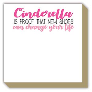 Cinderalla Is Proof Luxe Notepad