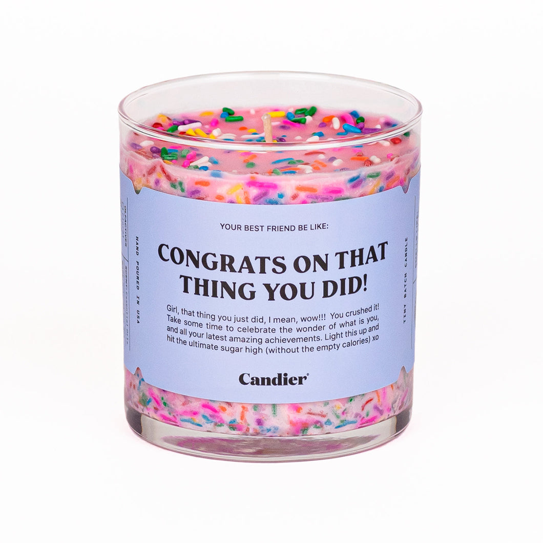 CONGRATS CANDLE