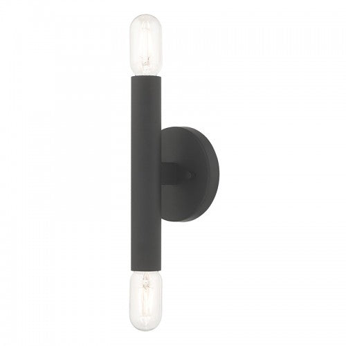 Copenhagen 2 Light Black Wall Sconce, Lighting, Laura of Pembroke