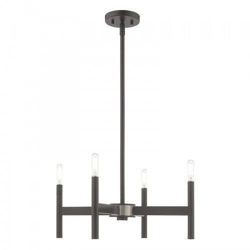 Copenhagen 4 Light Bronze Mini Chandelier, Lighting, Laura of Pembroke