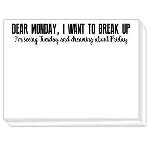 DEAR MONDAY, I WANT TO BREAK UP SLAB PAD