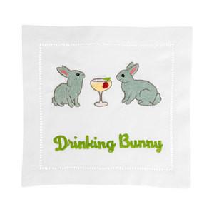 Drinking Bunny Cotton Napkin