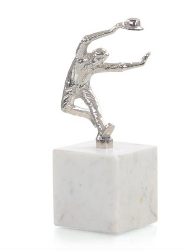 Dancing Men Sculpture III in Nickel
