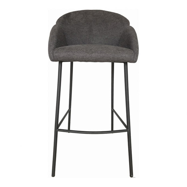 GIGI BAR STOOL - DARK GREY