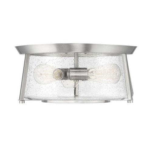 Dash 3 Light Satin Nickel Flush Mount