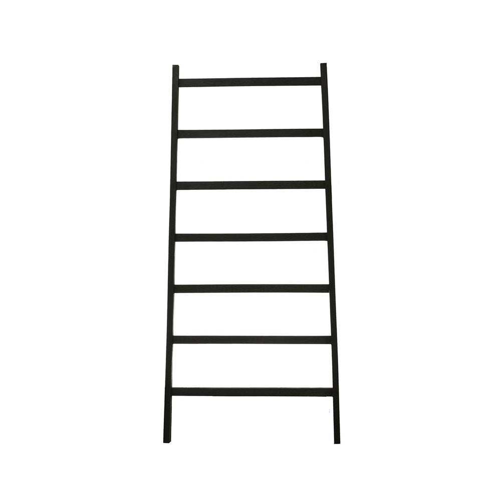 Decorative Wood Ladder, Black