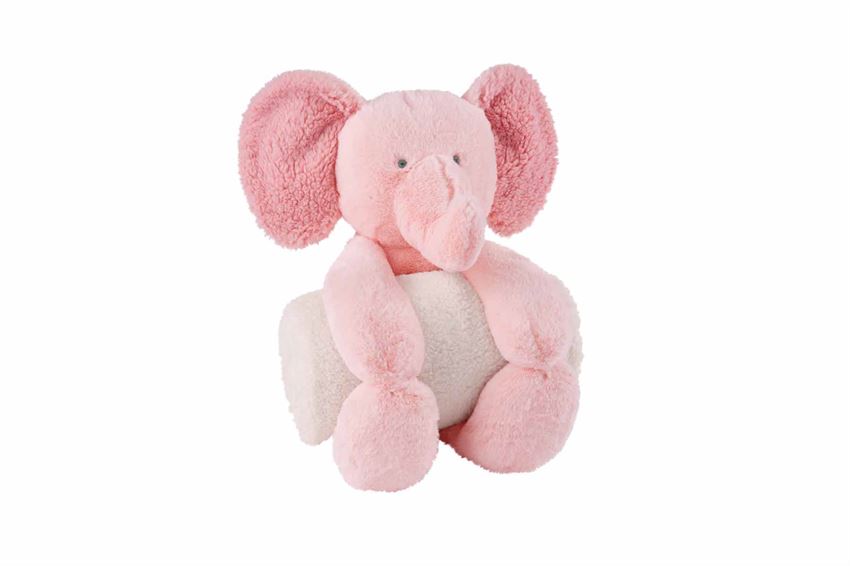 Elephant Plush with Blanket