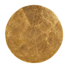EDGAR SIDE TABLE, GOLD LEAF