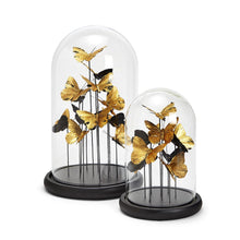 GOLDEN BUTTERFLIES IN SMALL DOME