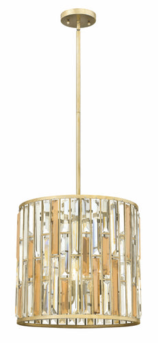 Silver Leaf Gemma Stem Hung Pendant, Lighting, Laura of Pembroke