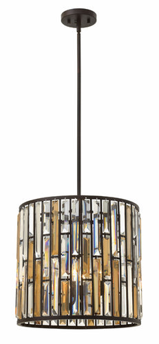 Vintage Bronze Gemma Stem Hung Pendant, Lighting, Laura of Pembroke