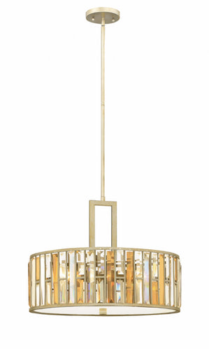 Silver Leaf Gemma Inverted Pendant, Lighting, Laura of Pembroke