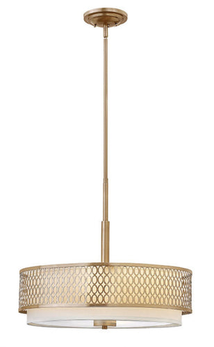 Brushed Gold Jules Inverted Pendant, Lighting, Laura of Pembroke