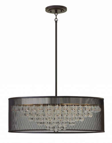 Black Fiona Large Stem Hung Foyer Chandelier, Lighting, Laura of Pembroke
