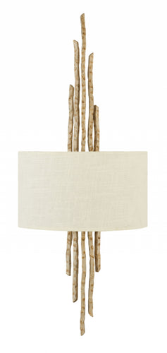 Champagne Gold Two Light Sconce, Lighting, Laura of Pembroke