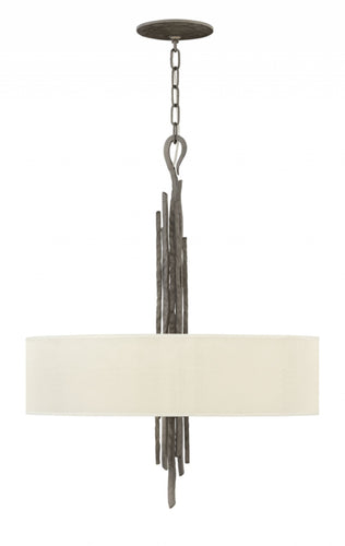 Metallic Matte Bronze Single Tier Chandelier, Lighting, Laura of Pembroke
