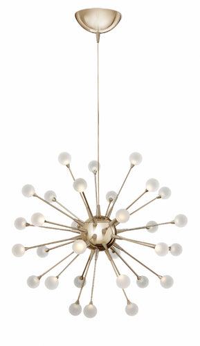 Polished Gold Single Tier Foyer Chandelier, Lighting, Laura of Pembroke