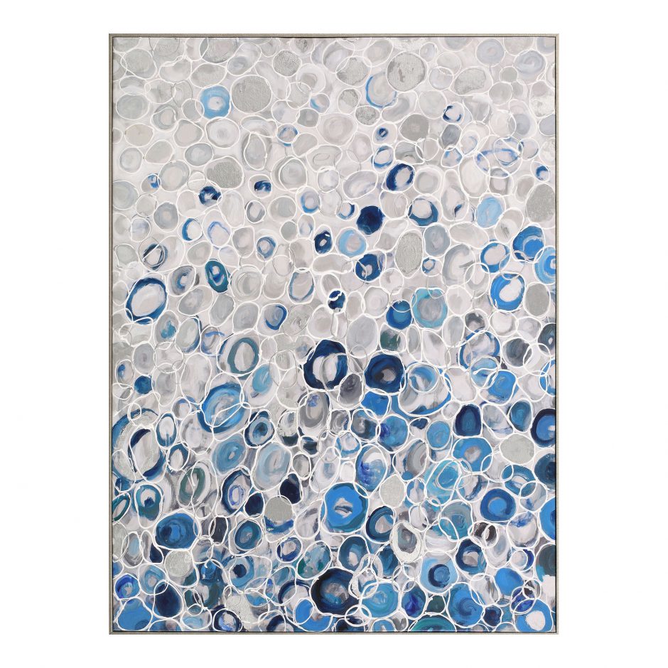 Blue and White Bubble Painting, Home Accessories, Laura of Pembroke