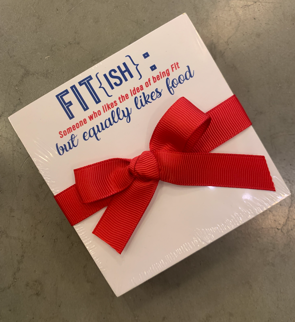 MINI LUXE NOTEPAD-FIT(ISH) SOMEONE WHO LIKES THE IDEA OF BEING FIT