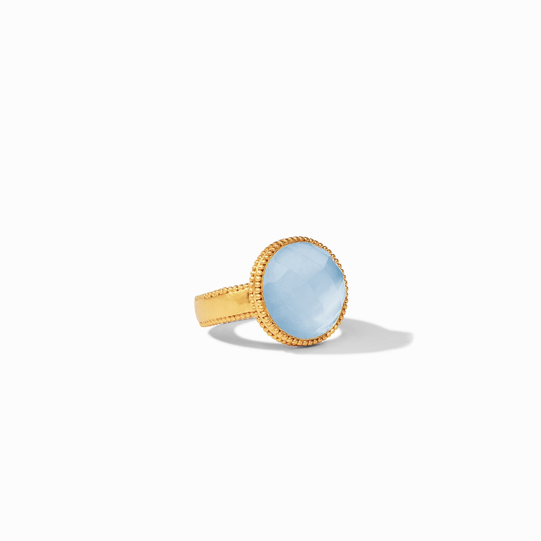 FLEUR DE LIS RING BLUE Julie Vos Laura of Pembroke