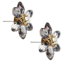 Flower bud Earrings side