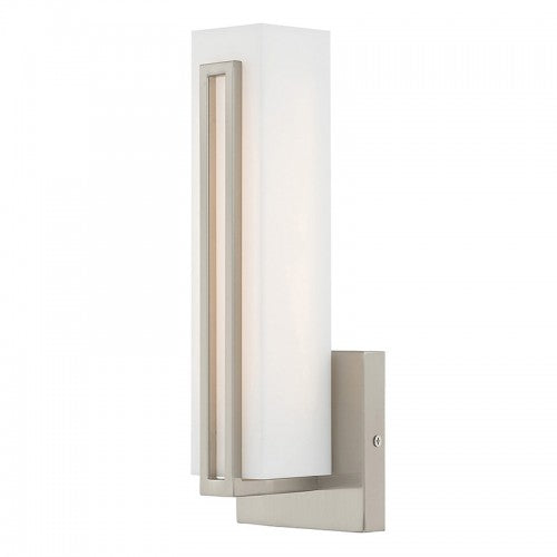 Fulton 10W LED Brushed Nickel Wall Sconce, Lighting, Laura of Pembroke