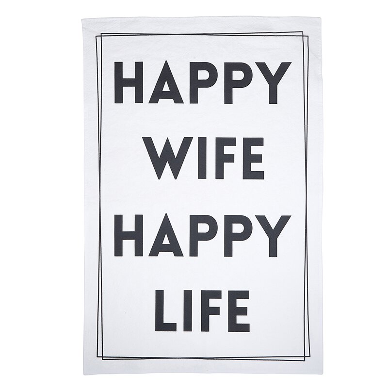 TEA TOWEL-HAPPY WIFE