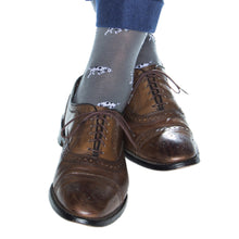 GREY BIRD DOG WOOL MC SOCK