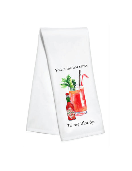 HOT SAUCE TO MY BLOOD KITCHEN TOWEL