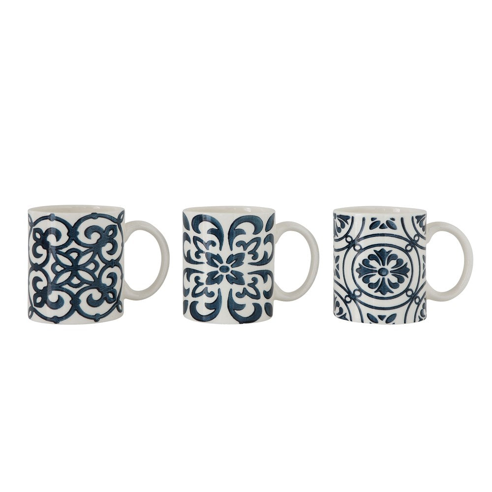 Hand-Painted Stoneware Mug