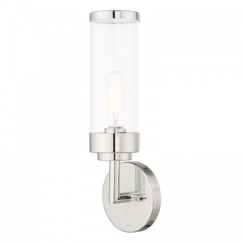 Hillcrest 1 Light Polished Chrome Wall Sconce, Lighting, Laura of Pembroke