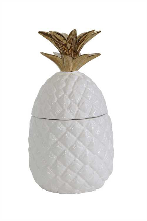 Ceramic Pineapple Shaped Jar, Gifts, Laura of Pembroke
