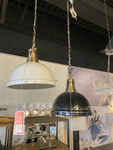 1 Light Pendant with White Shade