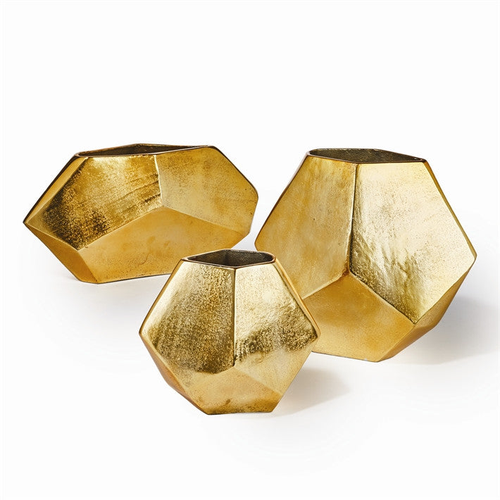 Gold Diamond Vase, Home Accessories, Laura of Pembroke