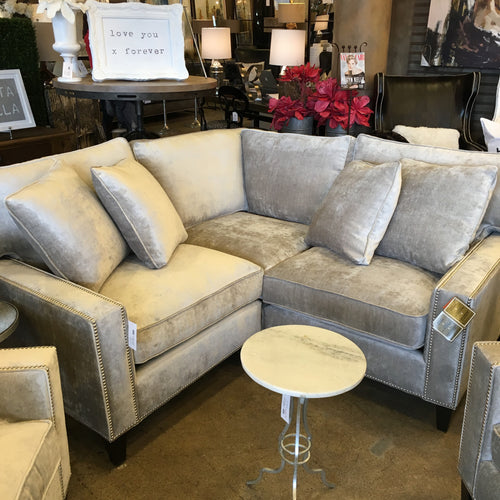 Studded Sectional, Home Furnishings, Laura of Pembroke